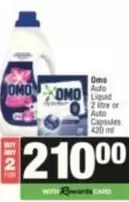 Omo - Auto Liquid or Auto Capsules