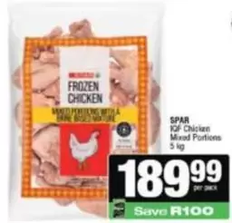 Spar - Frozen Chicken Mixed Portions
