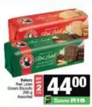 Bakers - Red Label Cream Biscuits