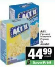 ACT II - Flavoured Microwave Popcorn