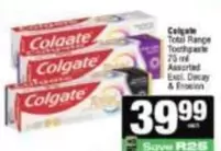 Colgate - Total Range Toothpaste