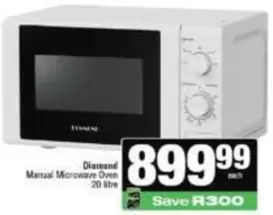 Diamond - Manual Microwave Oven