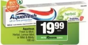 Aquafresh - all-in-one protection