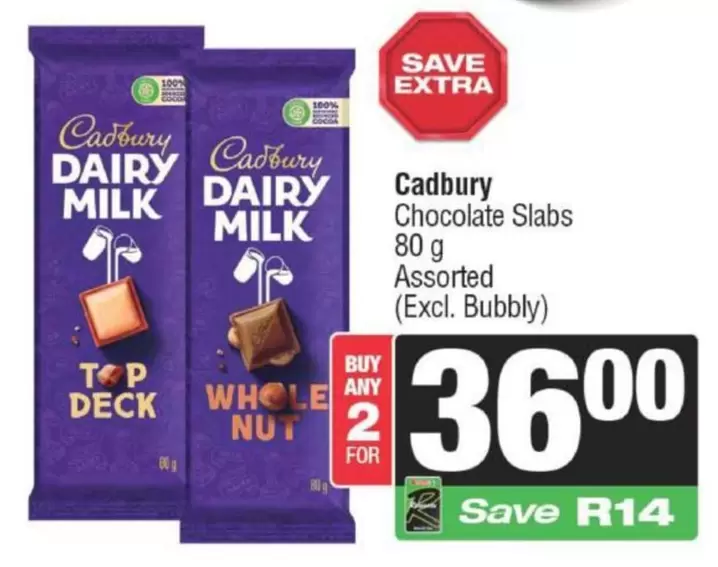 Cadbury - Chocolate Slabs