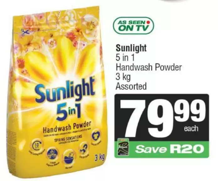 Sunlight - 5 in 1 Handwash Powder