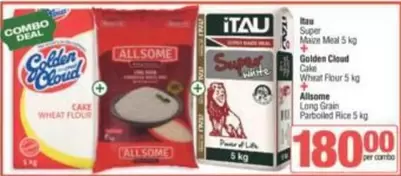 ALLSOME - Super Maize Meal, Cake Wheat Flour, Long Grain Parboiled Rice