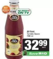 All Gold - Tomato Sauce