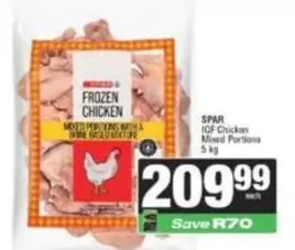 Spar - FROZEN CHICKEN MIXED PORTIONS