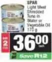 Spar - Light Meat Shredded Tuna