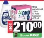 Omo - Auto Liquid or Auto Capsules