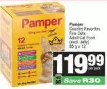 Pamper - Adult Cat Food Fine Cuts