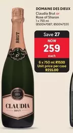 Brut - Claudia or Rose of Sharon 1 x 750 ml