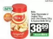 nola - Tangy Mayonnaise or Original