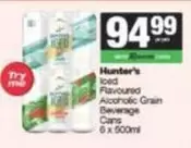 Iced Flavoured Alcoholic Grain Beverage Cans