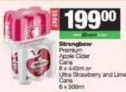 Strongbow - Premium Apple Cider Cans or Ultra Strawberry and Lime Cans