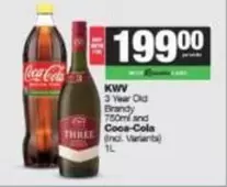 KWV - 3 Year Old Brandy and Coca-Cola