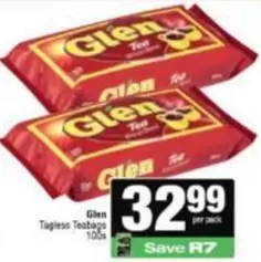 Glen - Tagless Teabags
