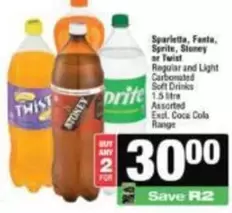 STONEY - Regular and Light Carbonated Soft Drinks