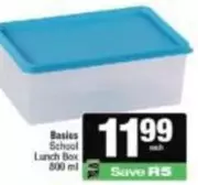 Basics School Lunch Box
