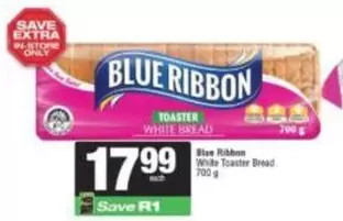 Blue Ribbon - Toaster White Bread