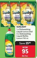 Sunlight - Dishwashing Liquid (Lemon)