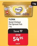 Flora - Gold Chilled Fat Spread Tub