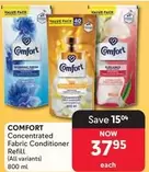 Comfort - Concentrated Fabric Conditioner Refill