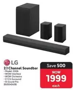 LG - 2.1 Channel Soundbar
