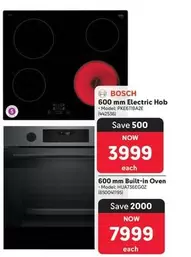 Bosch - 600 mm Electric Hob PK66110A2E