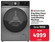 Elite - 8 kg  Clean Inverter Front Load Washing Machine BRBFL25W (85004051)
