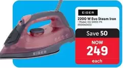 2200 W Evo Steam Iron EG-SI005-PK