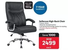 Jefferson High-Back Chair (394537)