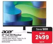 Acer - 27" Full HD Monitor