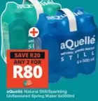 Aquelle - Natural Still/Sparkling Unflavoured Spring Water