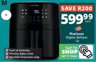 Platinum - Digital Airfryer