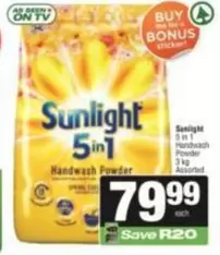 Sunlight - 5 in 1 Handwash Powder