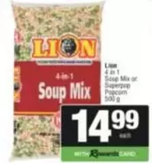 Lion - 4-in-1 Soup Mix or Superpop Popcorn