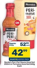 Nando's - Peri-Peri Sauce Assorted or Perinaise Assorted