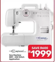 Sew Machine 889 - 43X Stitch Application