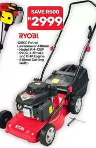 ryobi - 125cc Petrol Lawnmower 410mm RM-125P