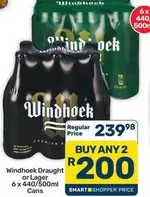 Windhoek - Draught or Lager Cans