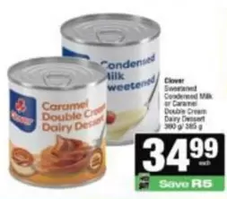Clover - Caramel Double Cream Dairy Dessert