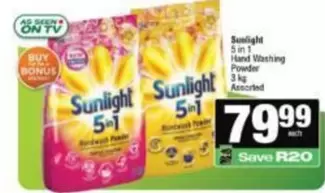 Sunlight - 5 in 1 Hand Washing Powder