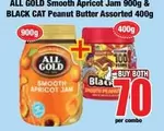 CAT - Smooth Apricot Jam & Peanut Butter