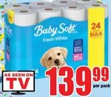 Baby Soft - Fresh White Toilet Paper