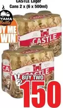 CASTLE - Lager Cans