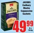 Jacobs - Cadbury Mocha Cappuccino Sachets