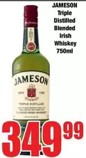 Jameson - Triple Distilled Blended Irish Whiskey