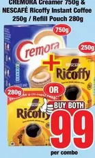 Ricoffy - CREMORA Creamer & NESCAFÉ Instant Coffee