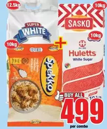 SASKO - Super White Rice & Huletts White Sugar